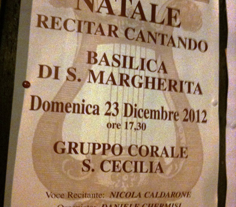 Concerto di Natale presso la Basilica di Santa Margherita