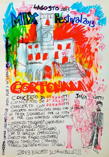 Concerto di Jovanotti al Cortona Mix Festival