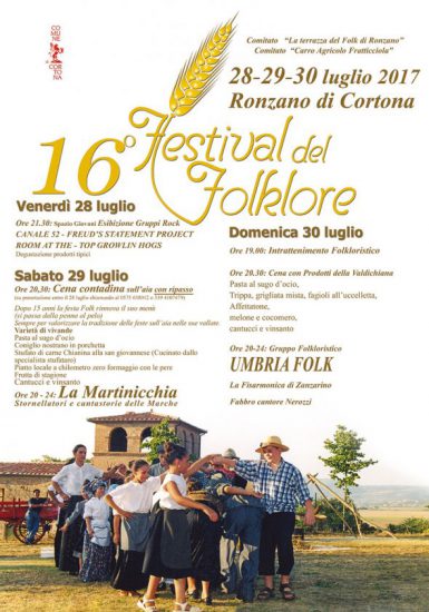 Festival del Folklore a Ronzano di Cortona
